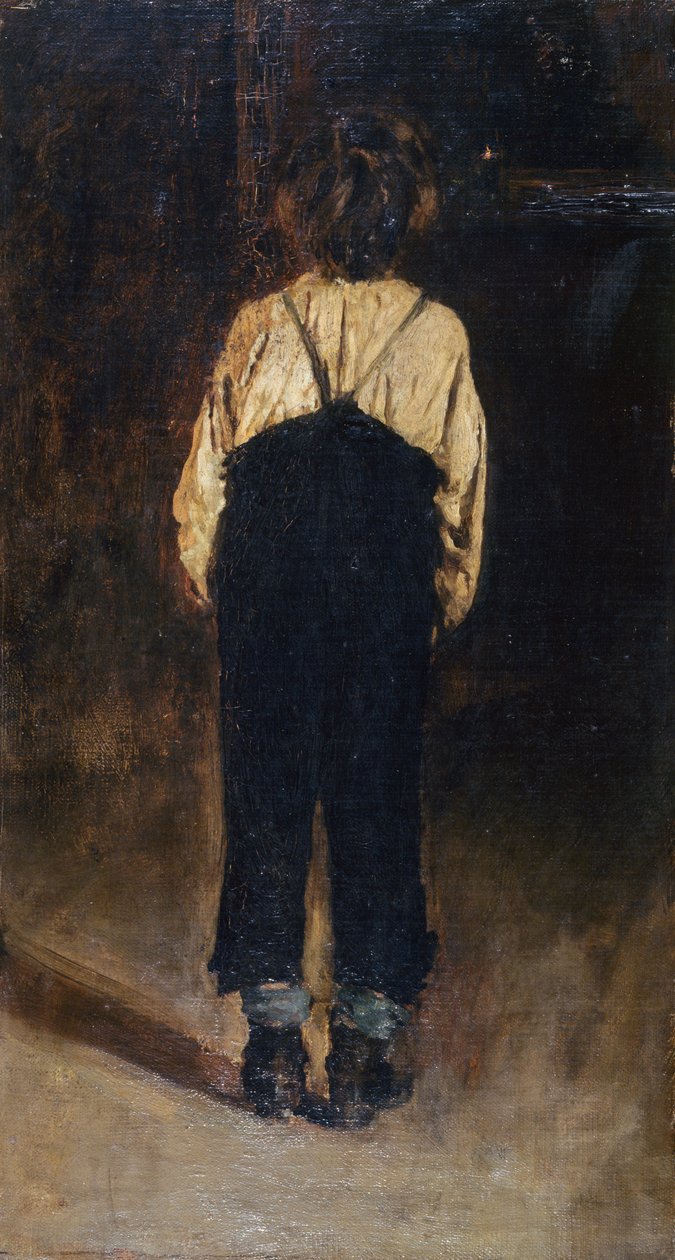 Patrząc na Madonnę autorstwa Antonio Mancini