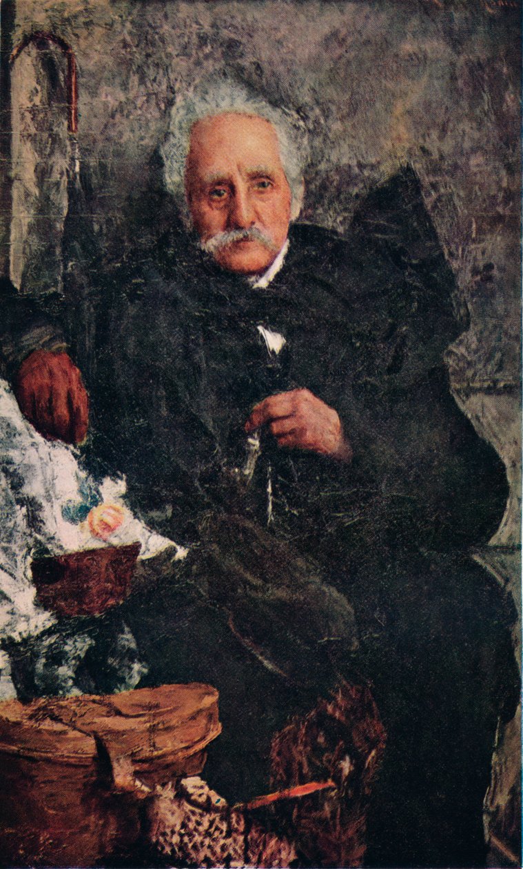W podróży, c1903 autorstwa Antonio Mancini