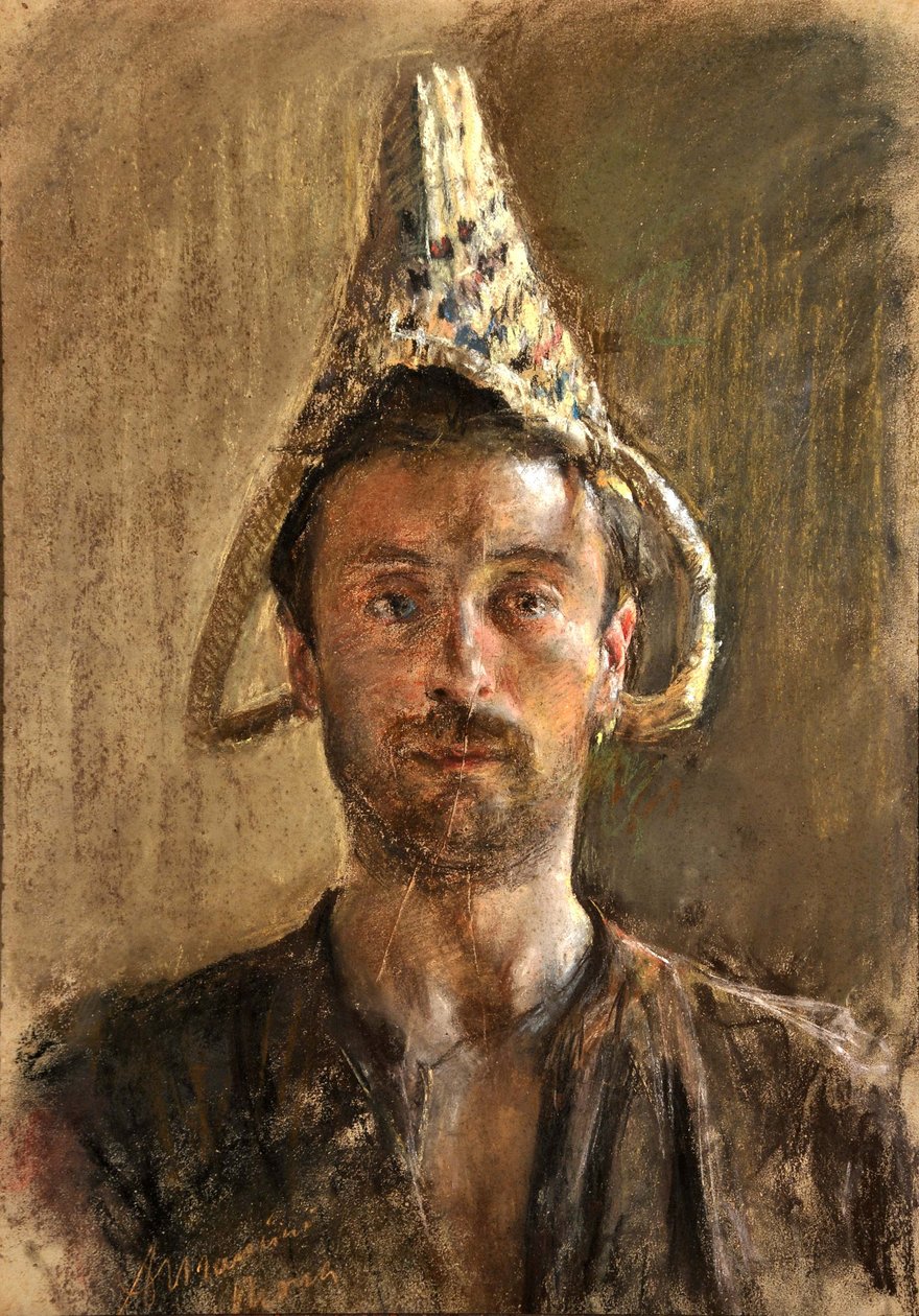 Autoportret, 1880. autorstwa Antonio Mancini