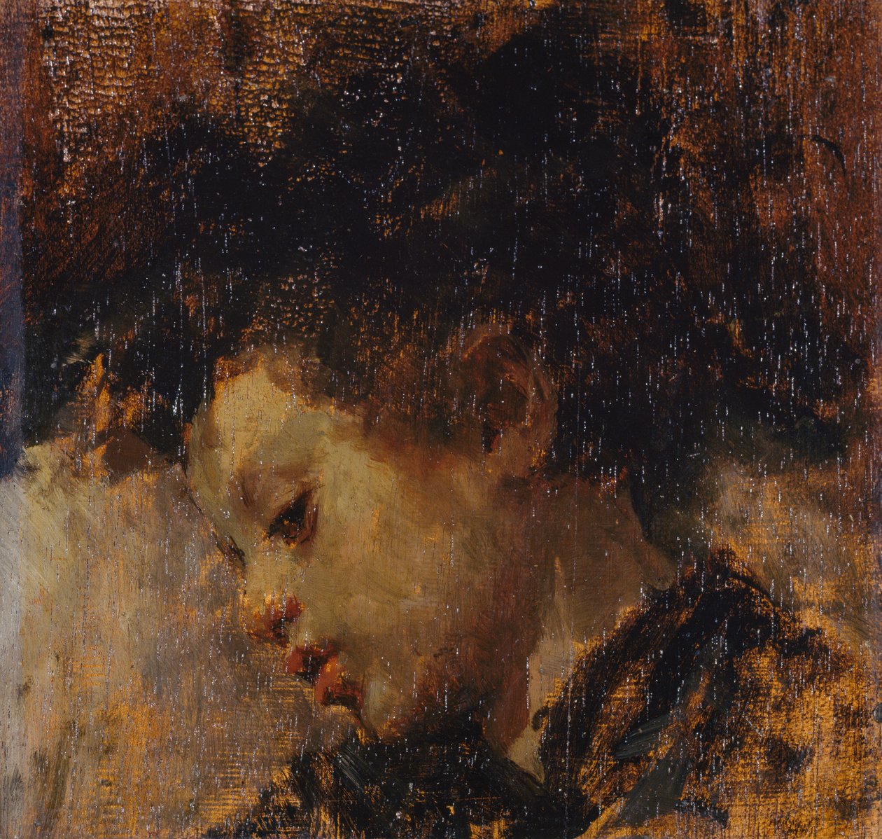Chory chłopiec autorstwa Antonio Mancini