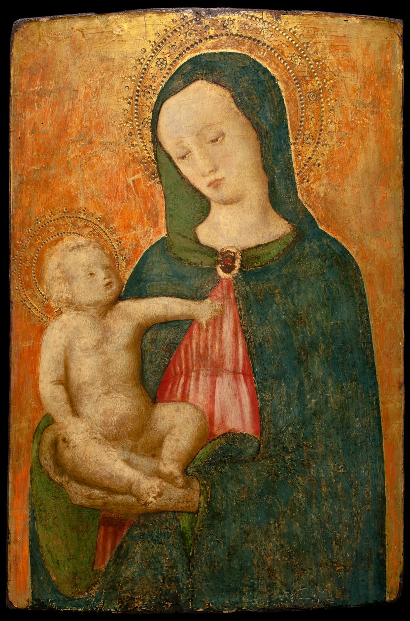 Dziewica z Dzieciątkiem (tempera na panelu) autorstwa Antonio Vivarini