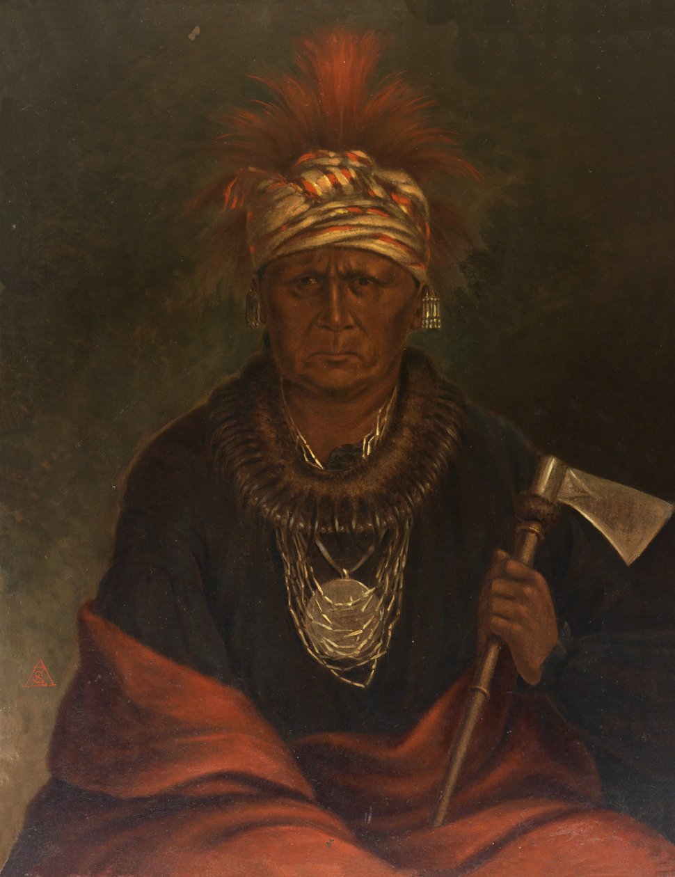 Keokuk Czujny Lis, ca. 1876-1899. autorstwa Antonio Zeno Shindler