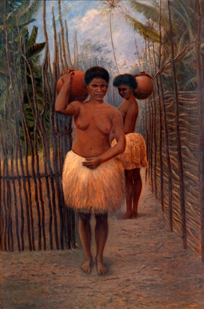 Kobiety papuaskie, rub. 1890-1899. autorstwa Antonio Zeno Shindler