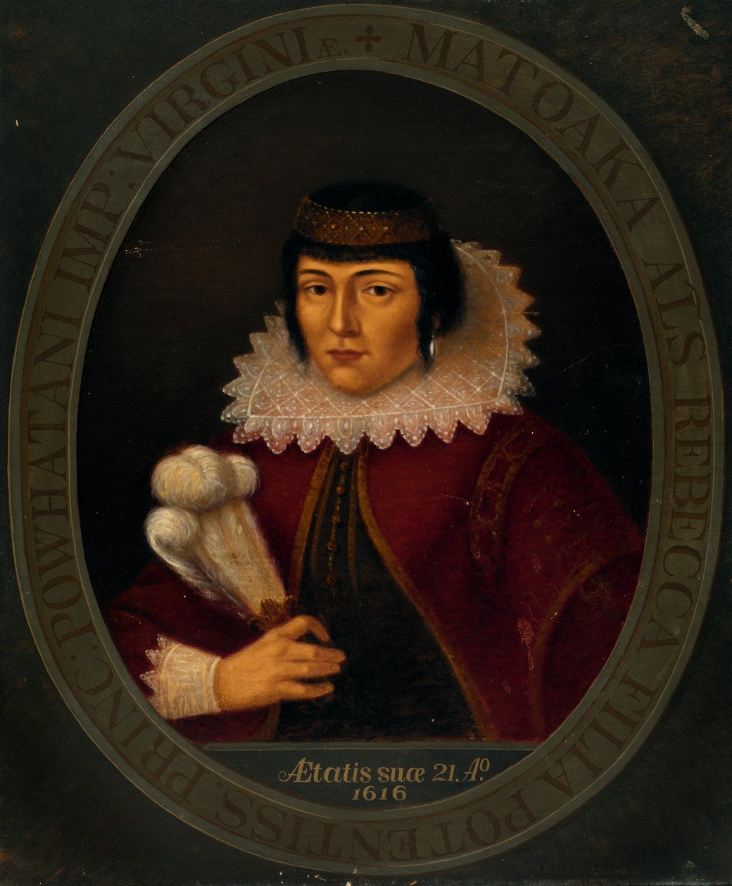 Pocahontas, ca. 1890. autorstwa Antonio Zeno Shindler