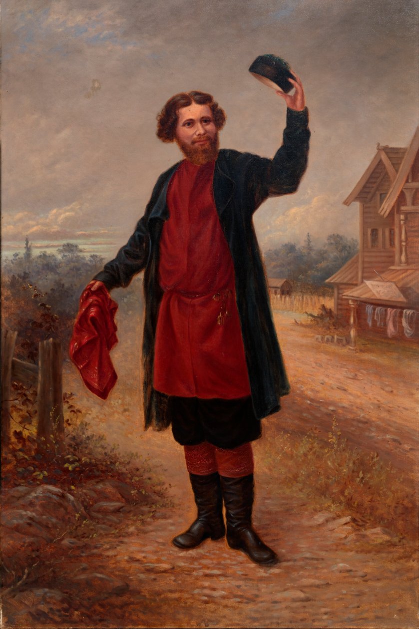 Rosjanin, ca. 1890-1899. autorstwa Antonio Zeno Shindler
