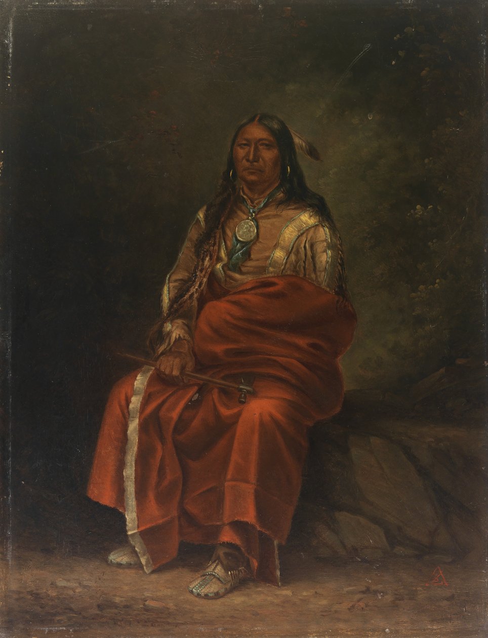Cętkowany Ogon, ca. 1887. autorstwa Antonio Zeno Shindler