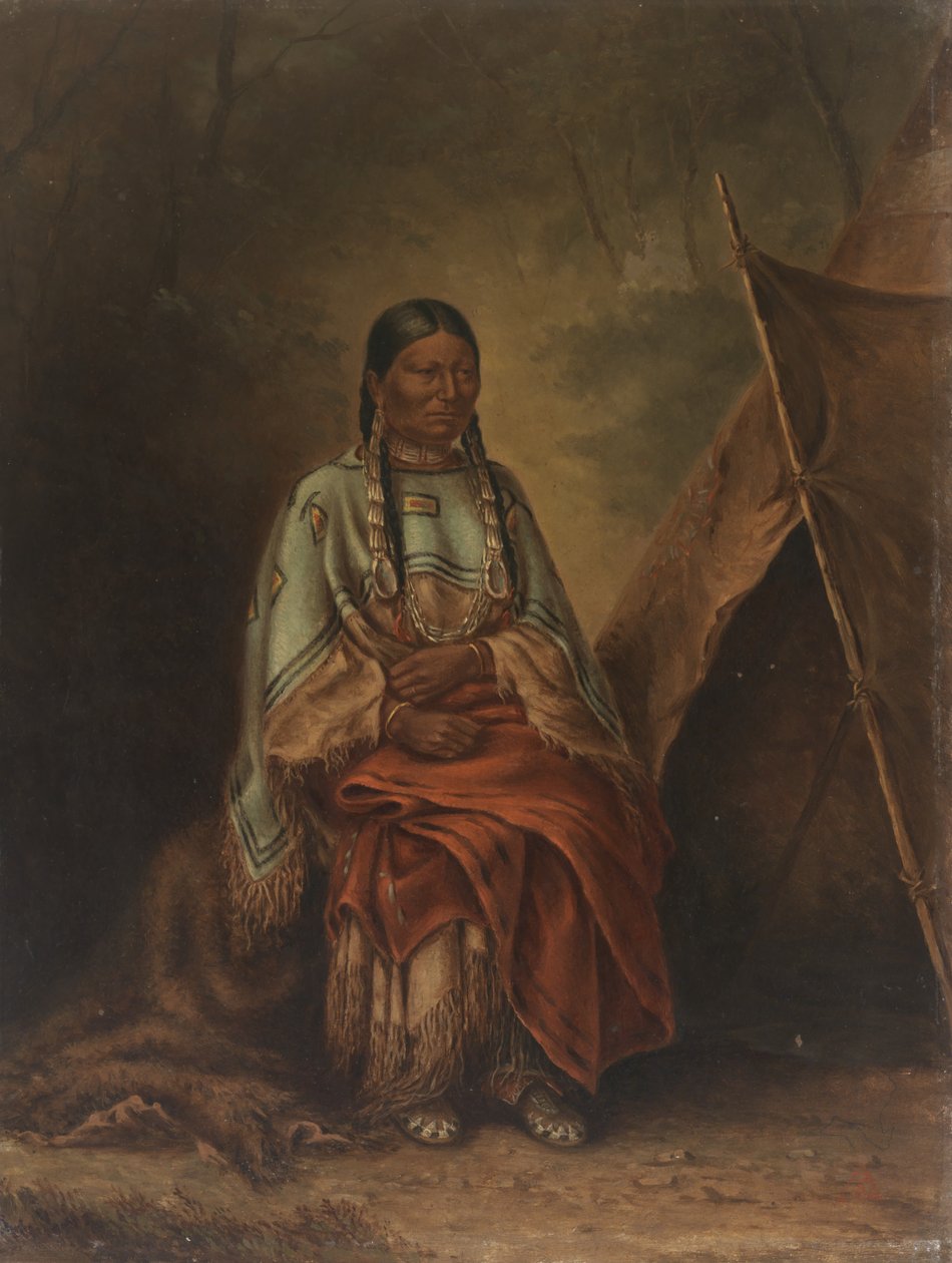 Squaw cętkowany, ca. 1887. autorstwa Antonio Zeno Shindler