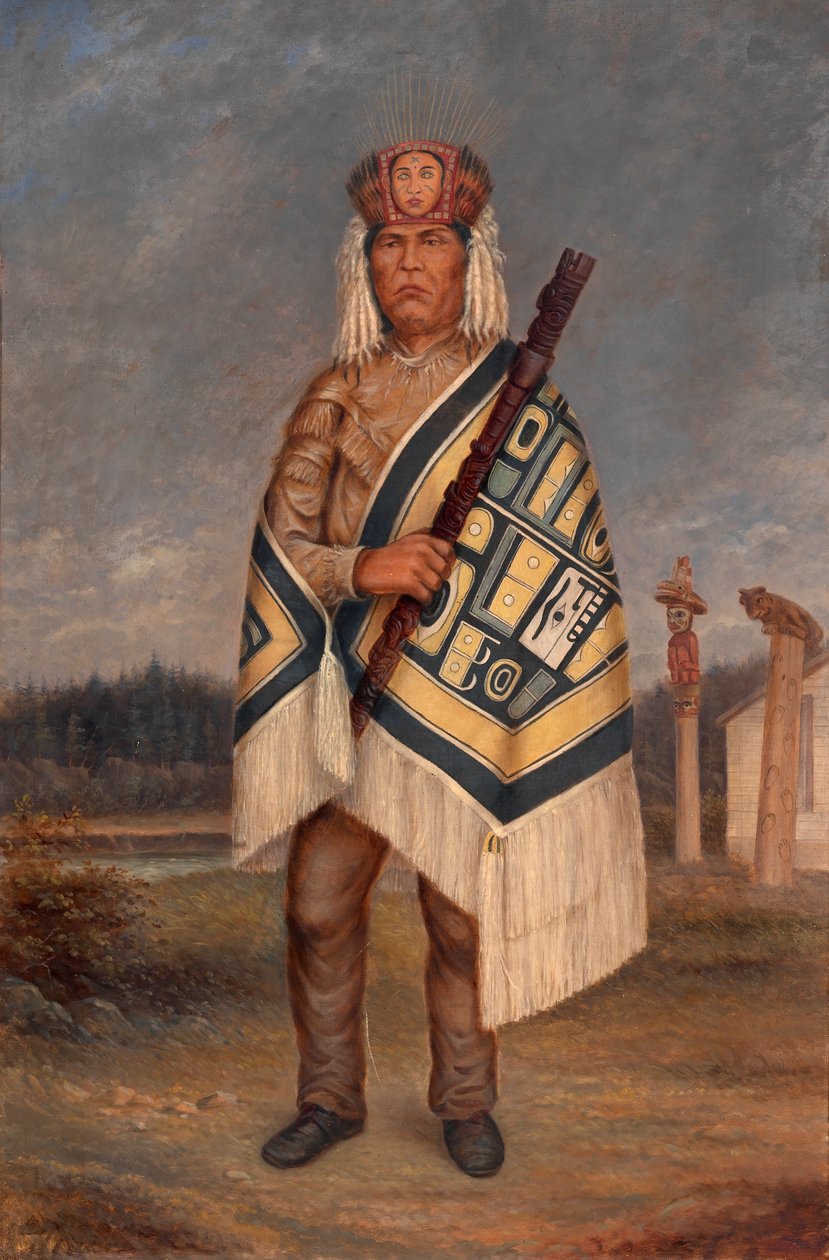 Tlinkit Indian autorstwa Antonion Zeno Shindler
