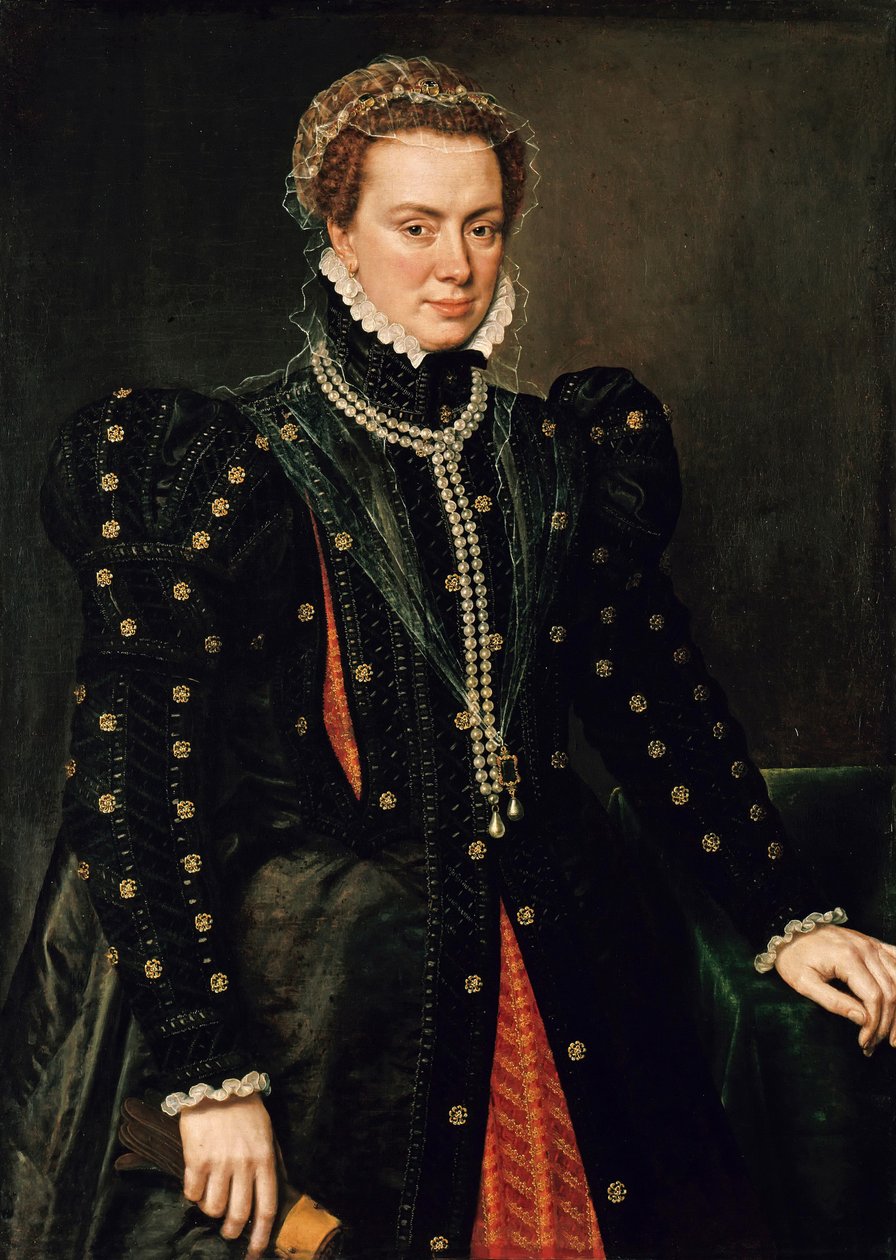 Małgorzata, księżna Parmy autorstwa Antonis Mor