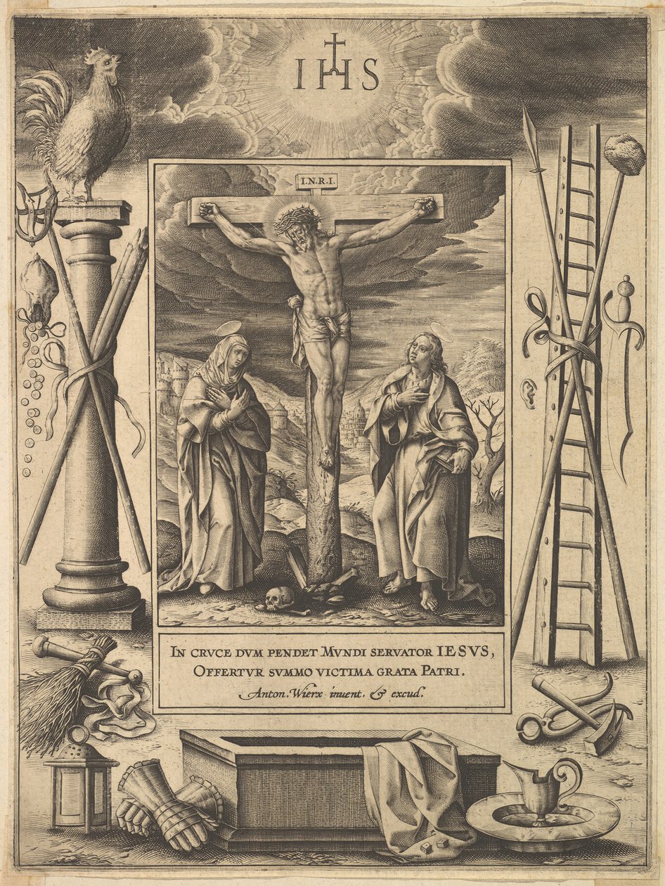 Chrystus na krzyżu, przed 1604. autorstwa Antonius Wierix