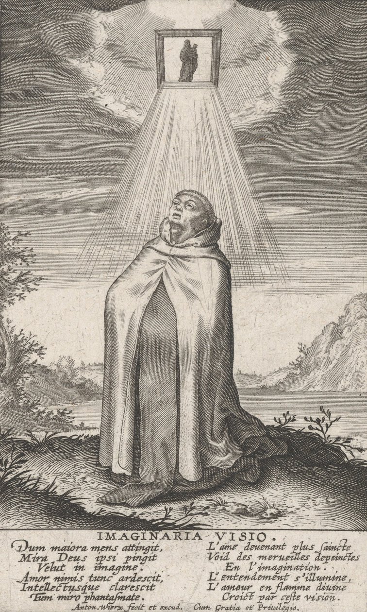 Imaginaria Visio Wizja wyobraźni,.n.d. autorstwa Antonius Wierix