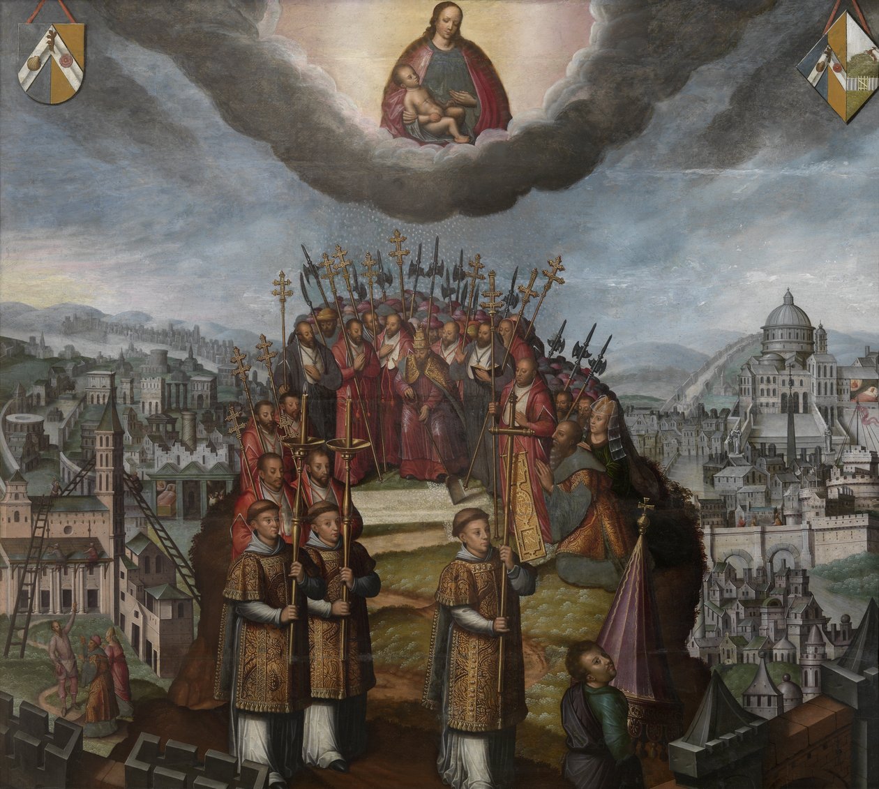 Procesja Bractwa Matki Bożej Śnieżnej autorstwa Antoon Claeissens