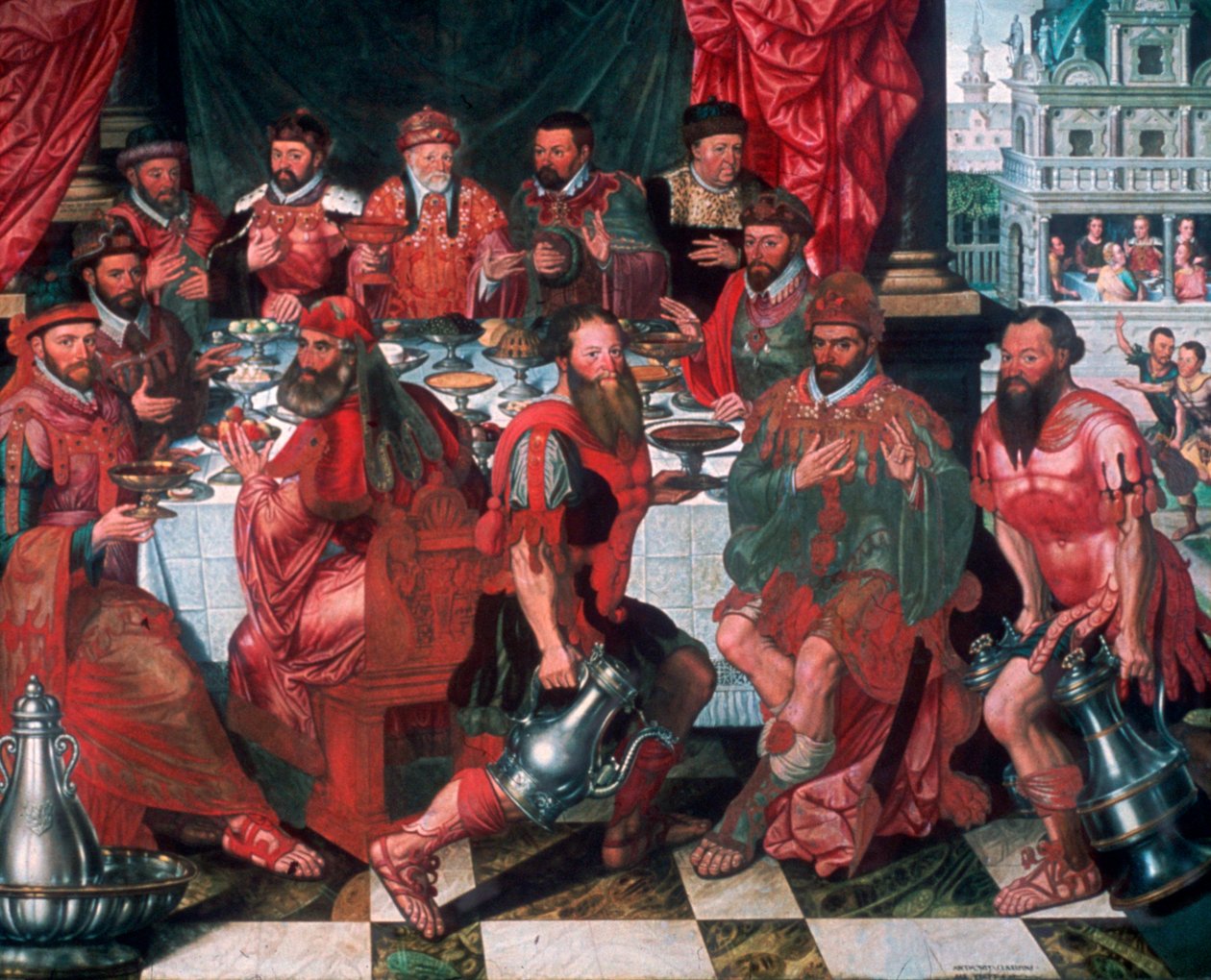 Bankiet, 1574 autorstwa Antoon Claeissens