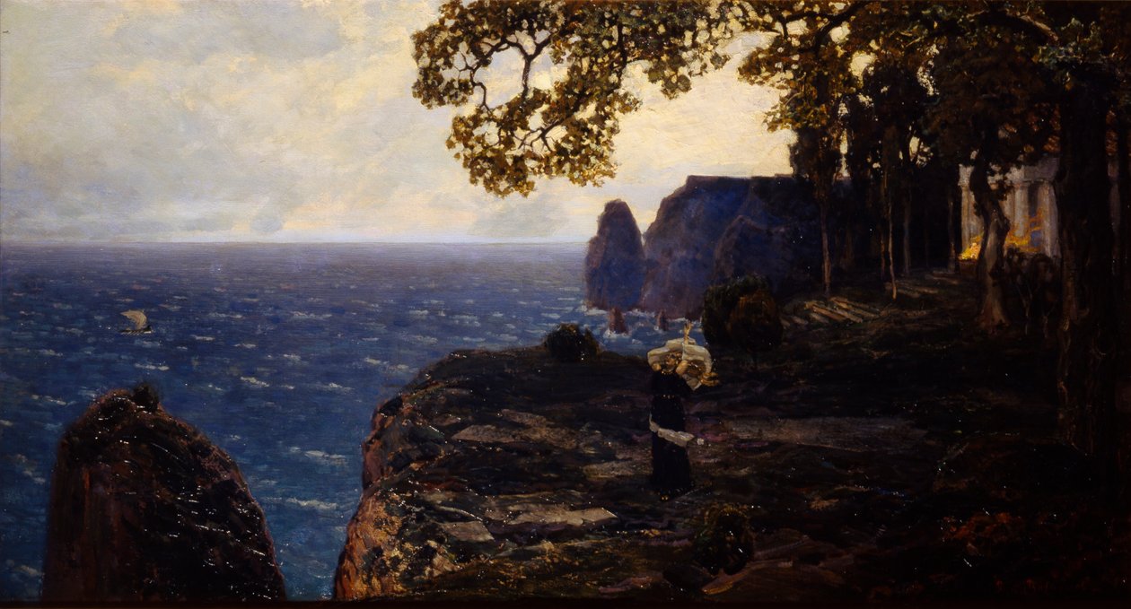 Ifigenia w Taurydzie, 1889-1890 autorstwa Apollinari Mikhailovich Vasnetsov