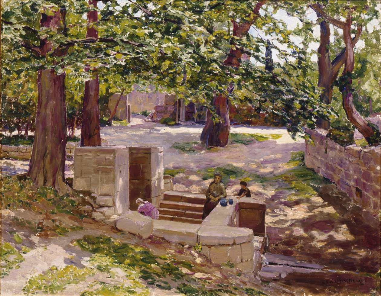 Fontanna Bahçesaray, 1925 autorstwa Apollinari Mikhailovich Vasnetsov