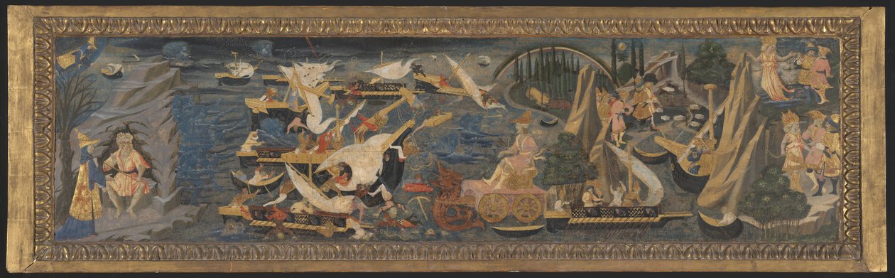 Wrak statku Eneasza autorstwa Apollonio di Giovanni