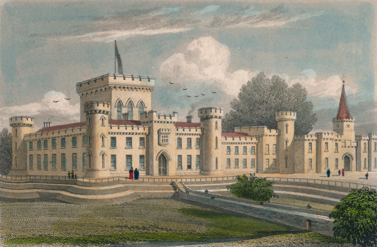 „Lee Place, Lanarkshire”, 1828. autorstwa Archelaus Cruse