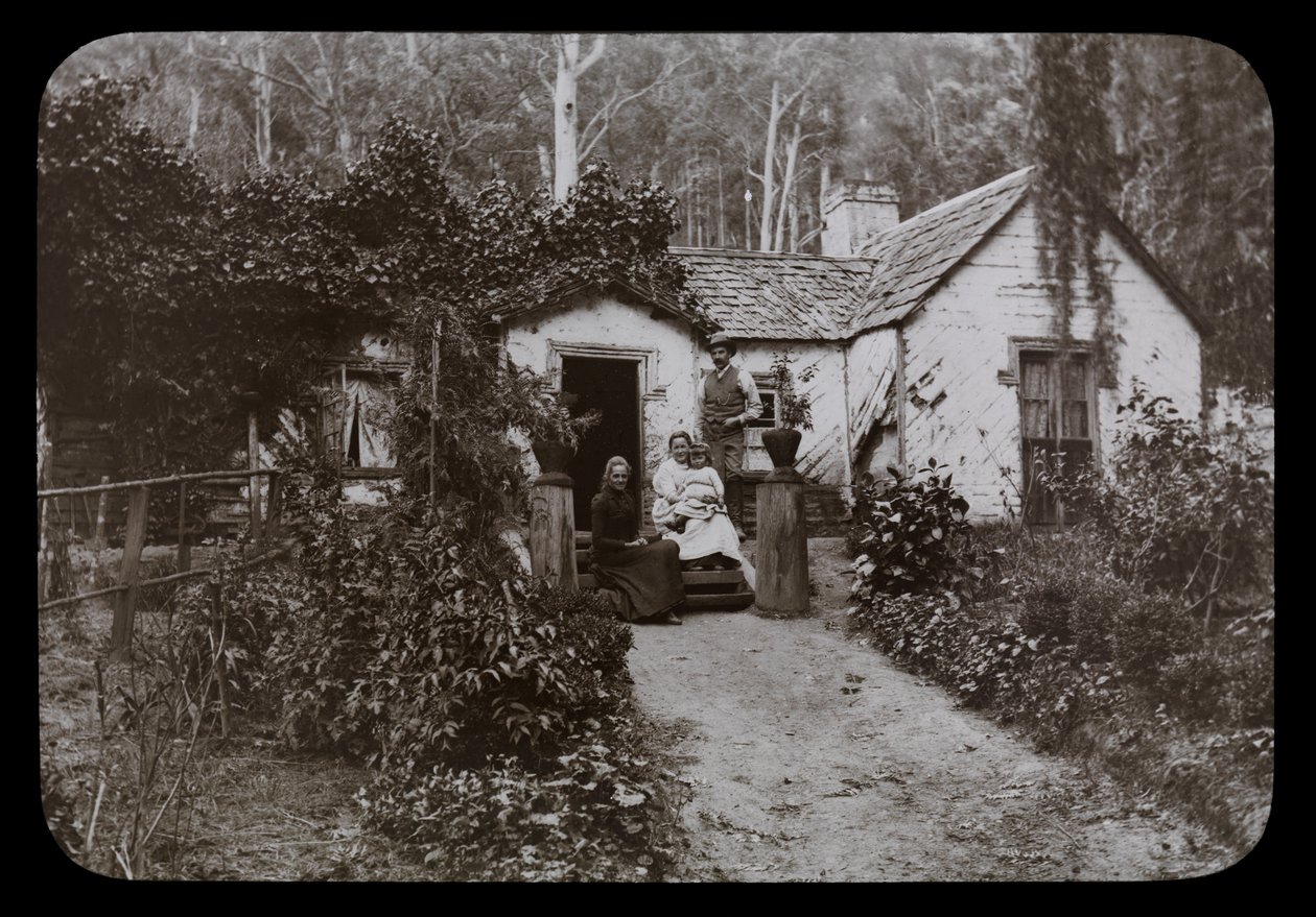 Chata leśnika, Ferntree Gully autorstwa Archibald James Campbell