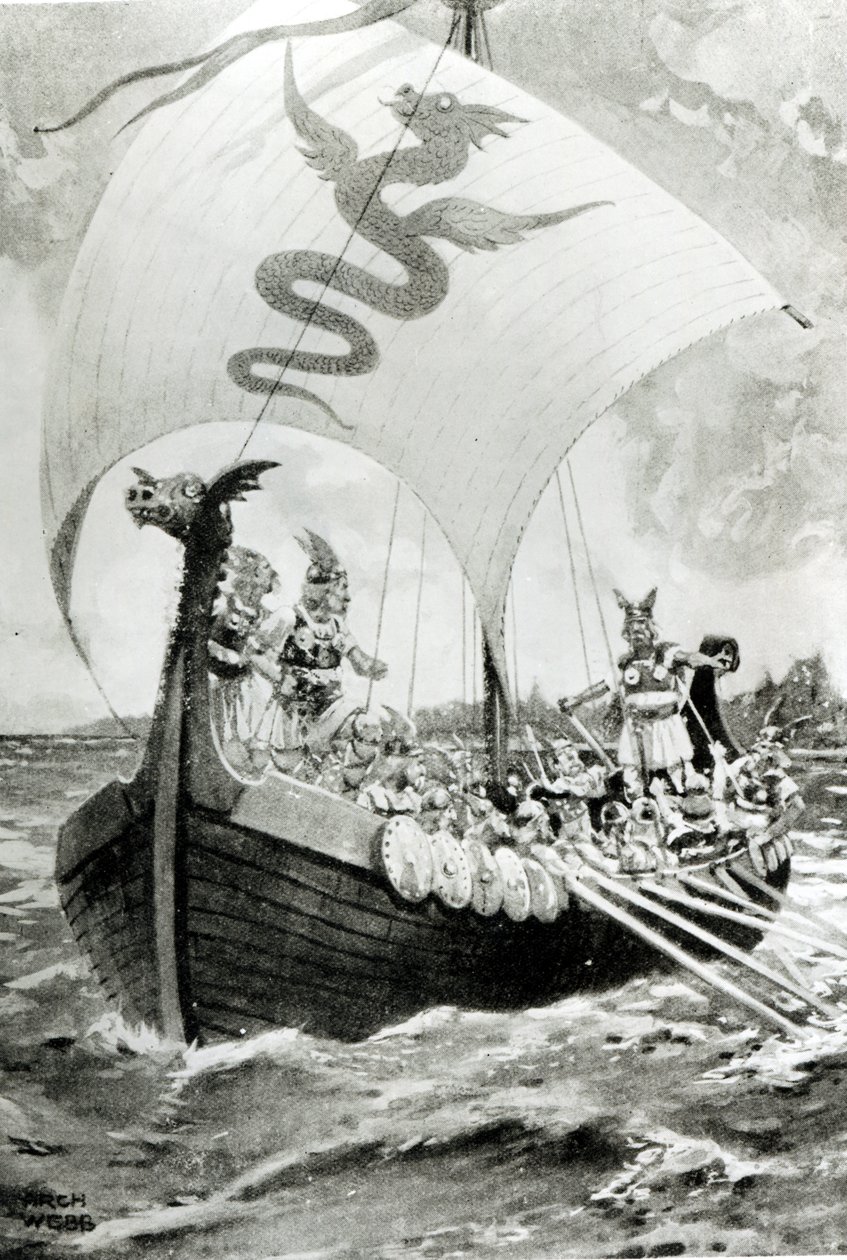 Viking Raiders autorstwa Archibald Webb