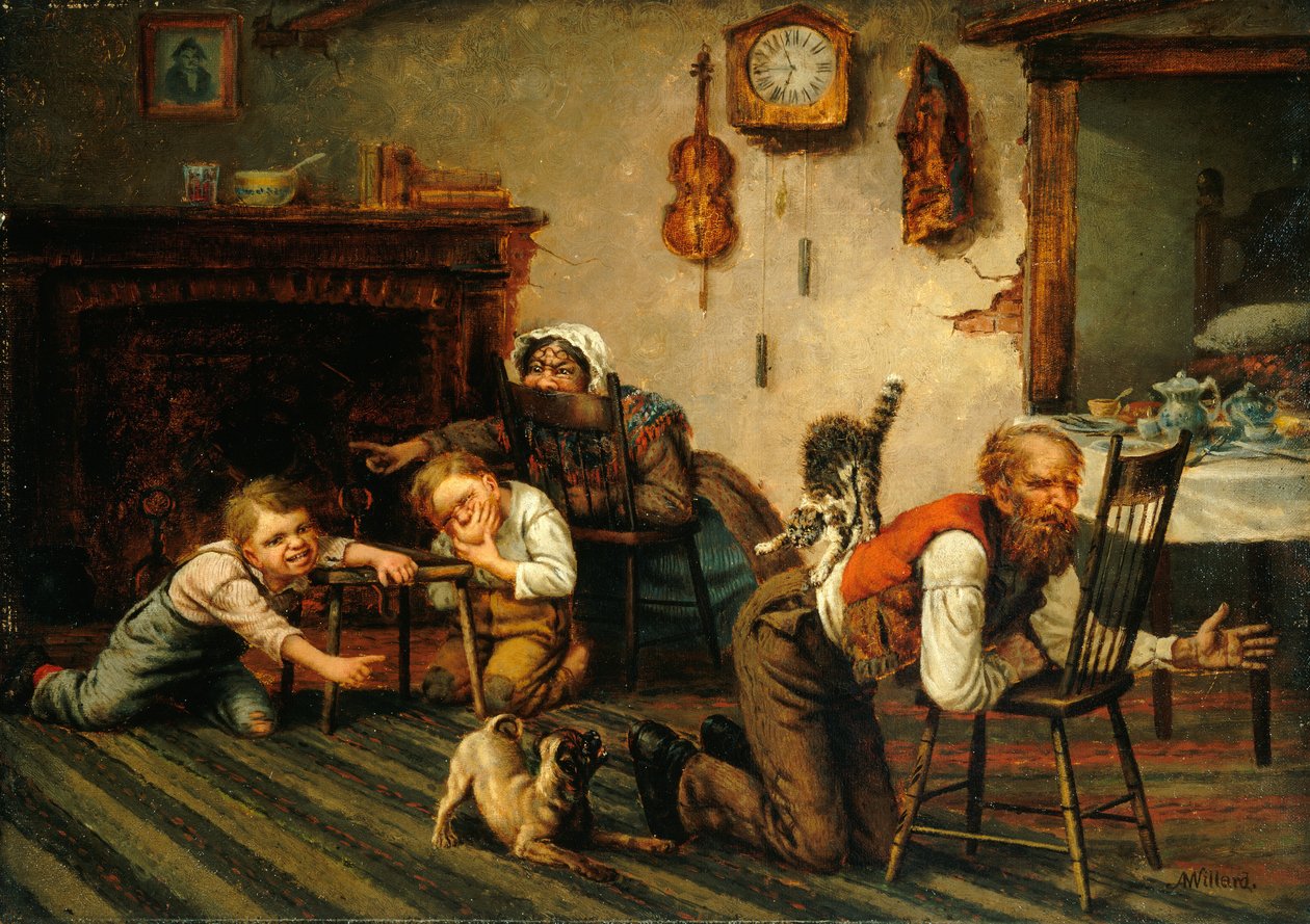 Doświadczenie diakona Jonesa, 1863-83 autorstwa Archibald Willard