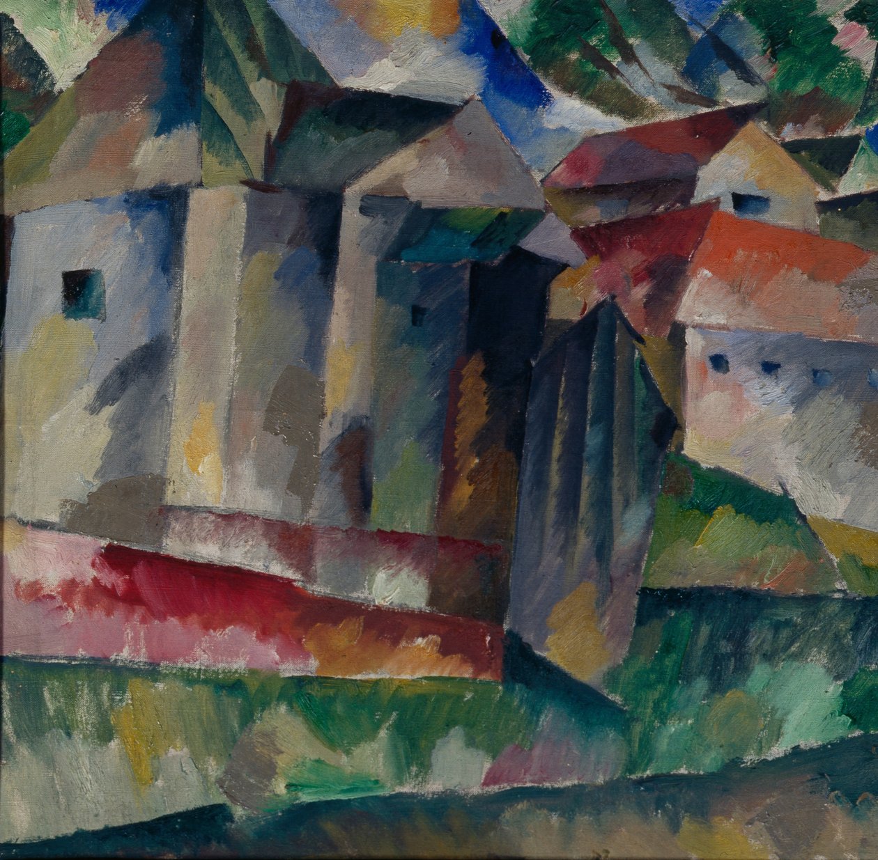 Domy autorstwa Aristarkh Vasilievic Lentulov