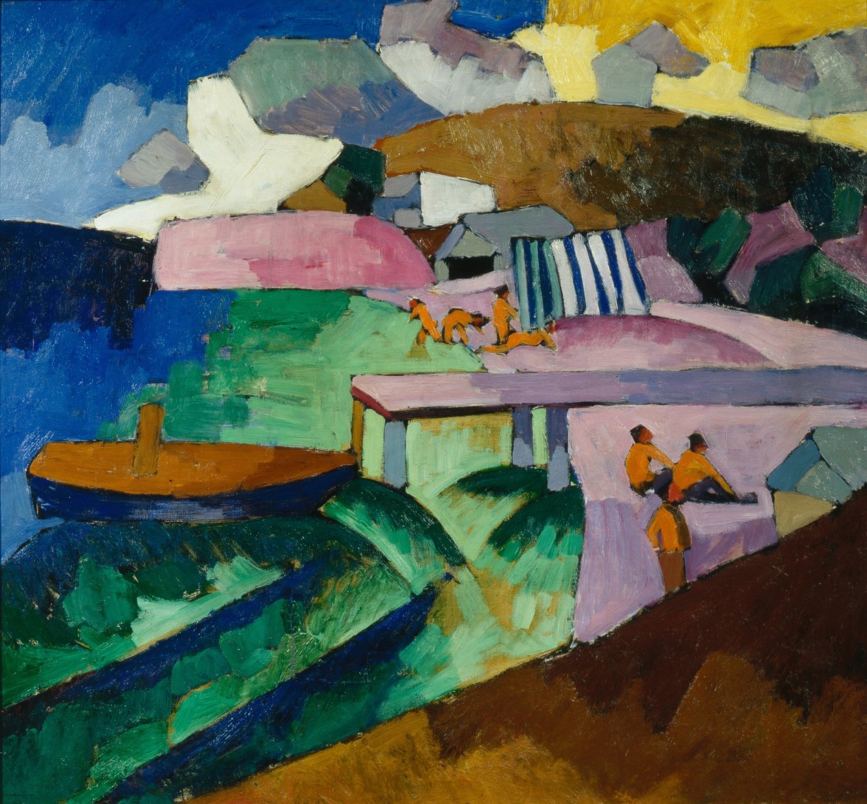 Wybrzeże, 1912 autorstwa Aristarkh Vasilievic Lentulov