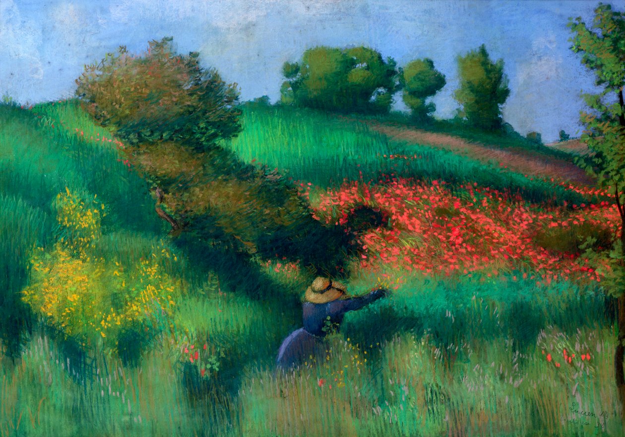 Kwitnący krajobraz autorstwa Aristide Maillol
