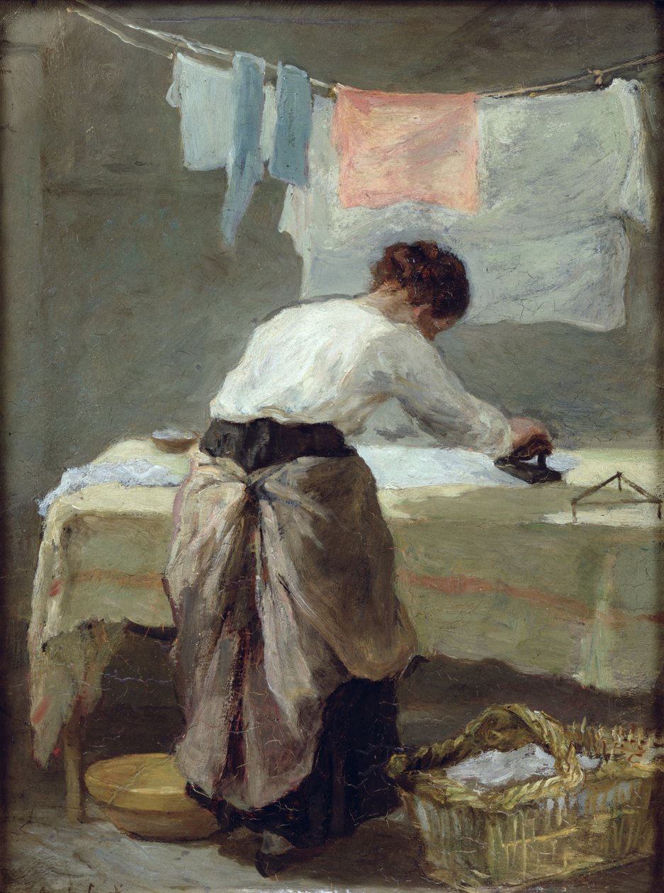 Kobieta prasowanie autorstwa Armand Desire Gautier