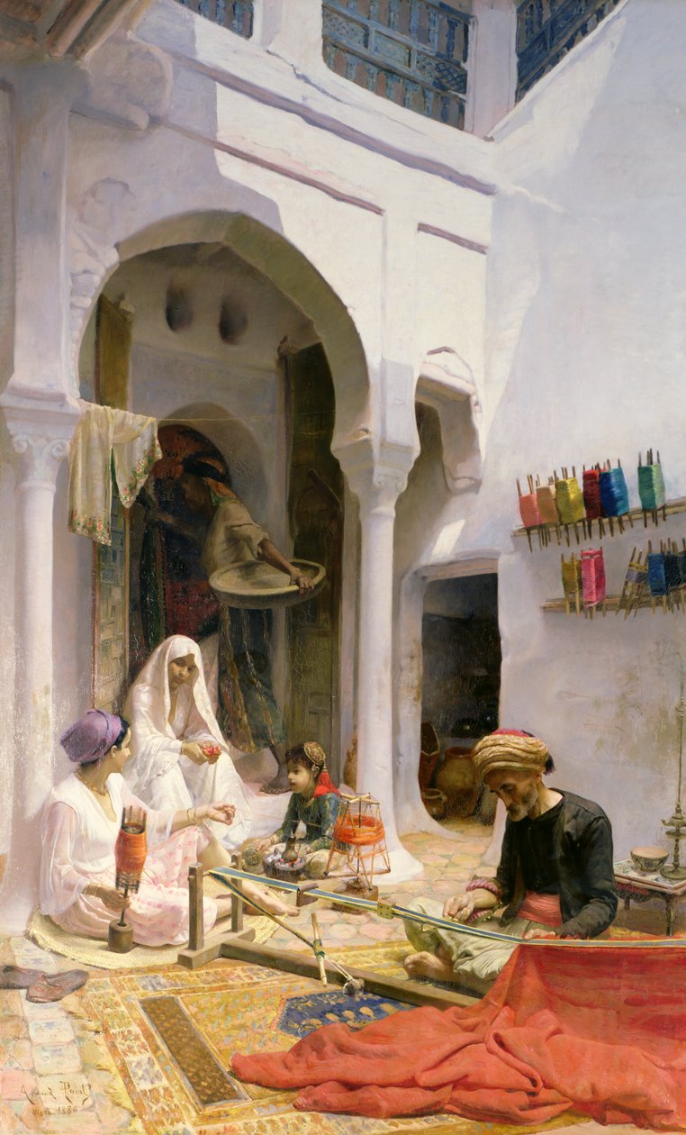 Arabski tkacz, 1886 autorstwa Armand Point