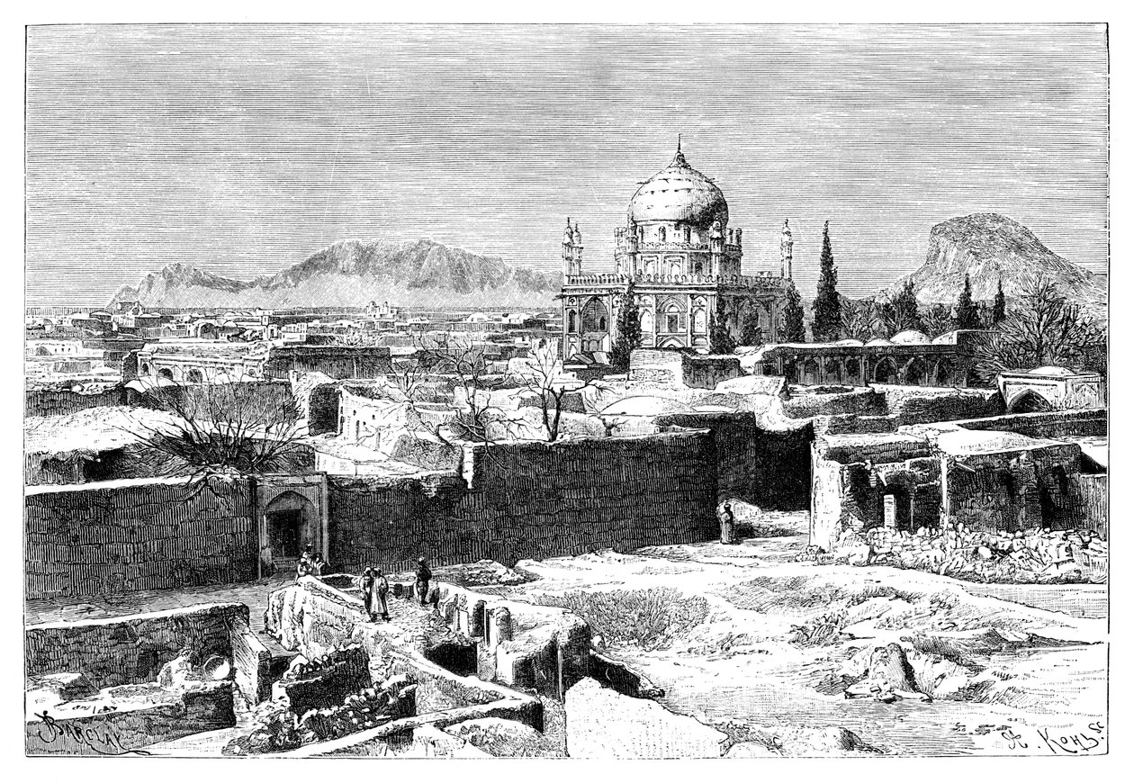Kandahar, Afganistan, 1895. autorstwa Armand Kohl
