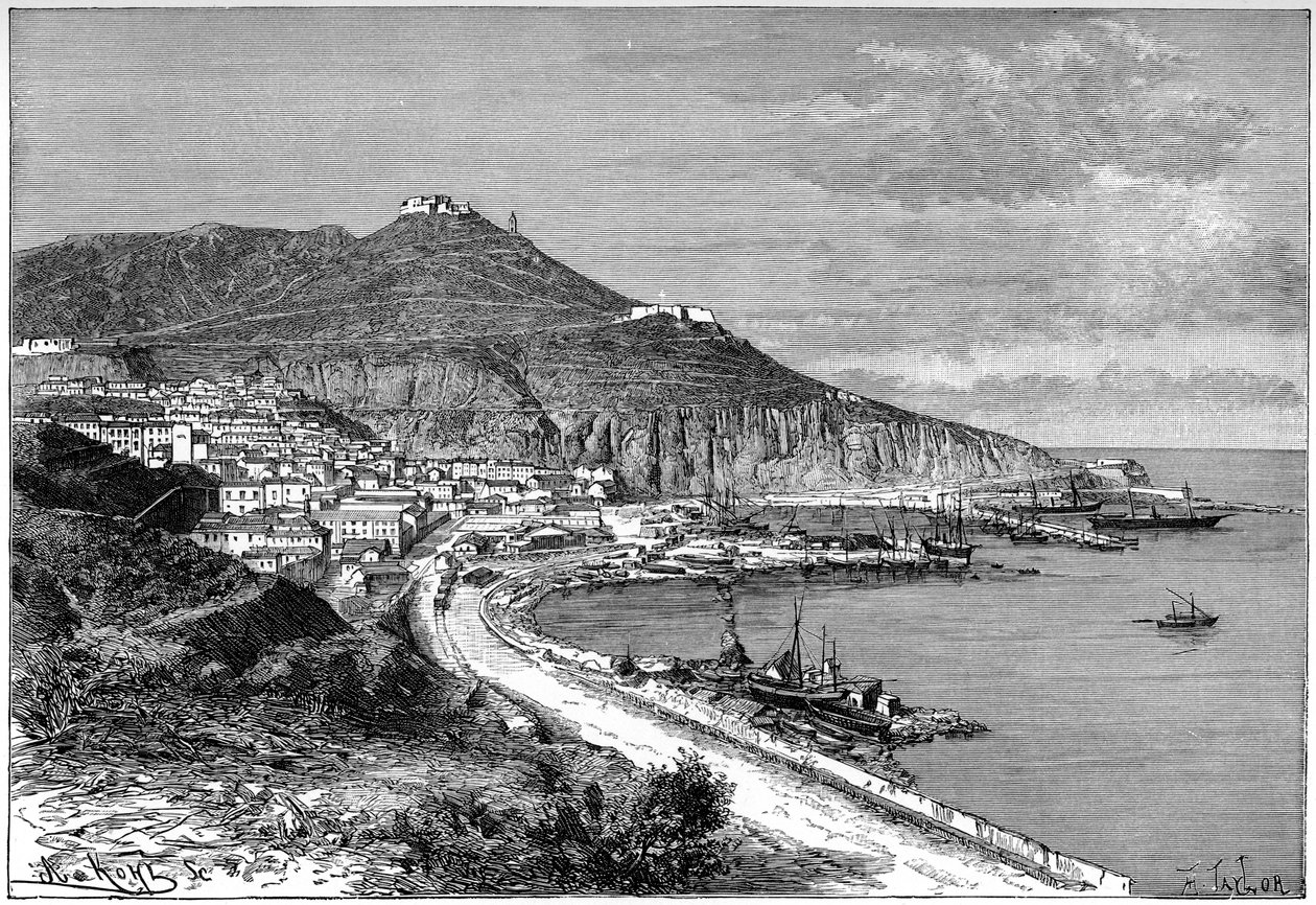 Oran, Algieria, ok. 1890 r. autorstwa Armand Kohl