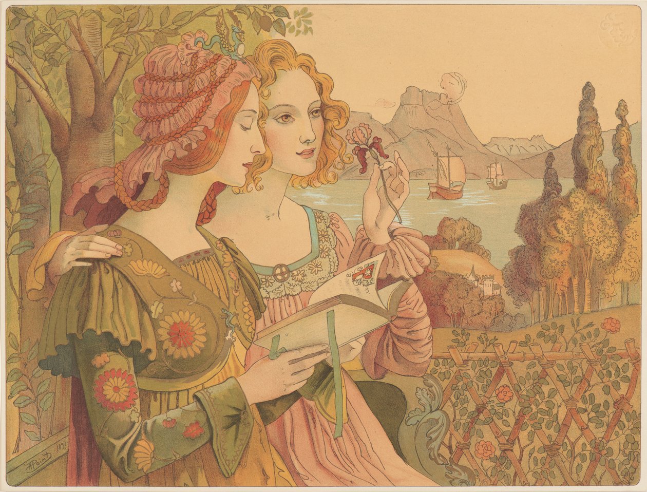 Złota Legenda, 1897. autorstwa Armand Point