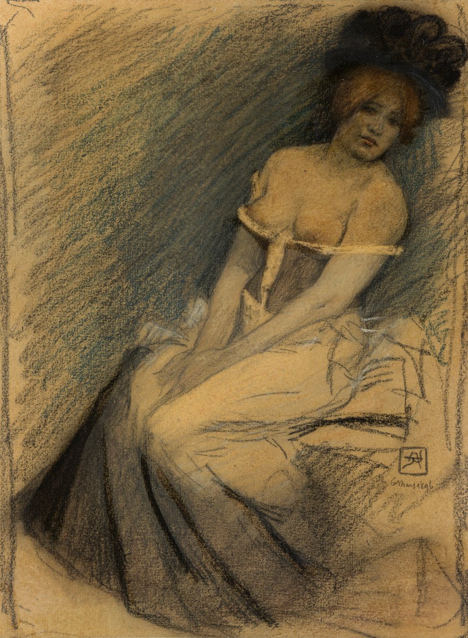 Czekam, 1896. autorstwa Armand Rassenfosse