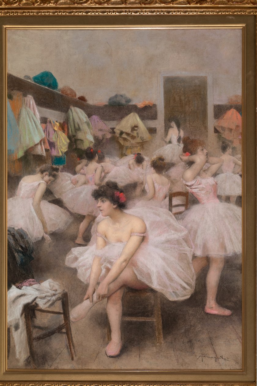 Tancerki (pastelowe) autorstwa Arnaldo Ferraguti