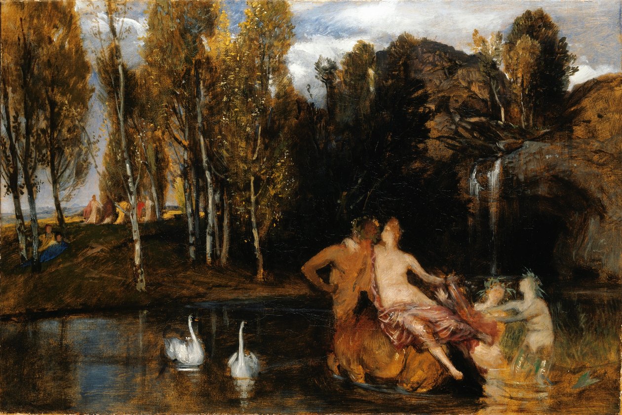 Królestwa błogosławionych autorstwa Arnold Böcklin