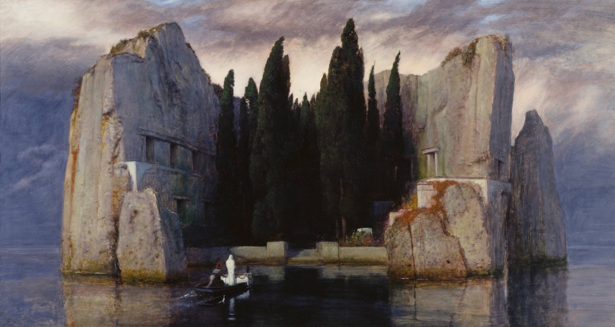 Wyspa umarłych autorstwa Arnold Böcklin