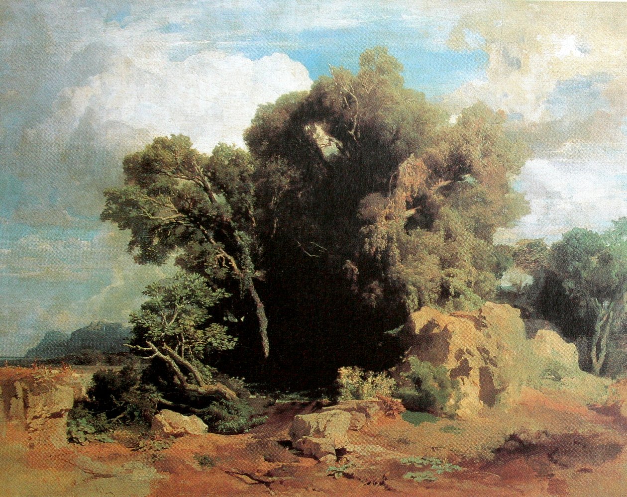 Na bagnach pontyjskich autorstwa Arnold Böcklin