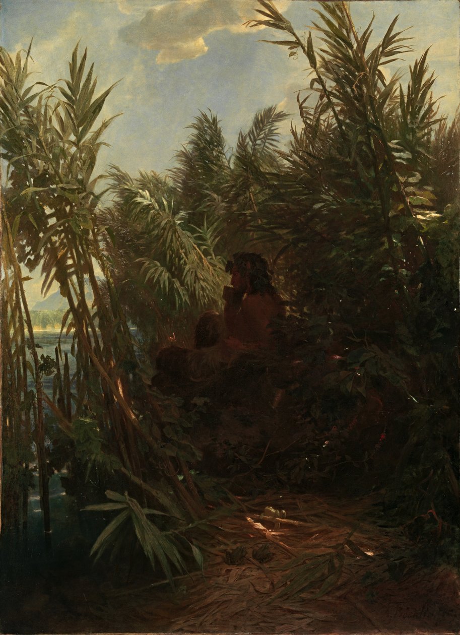 Pan w trzcinach autorstwa Arnold Böcklin