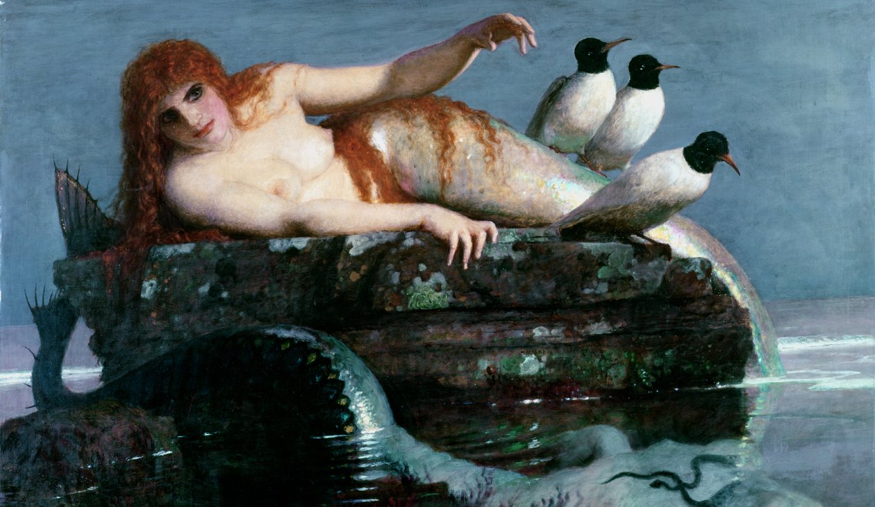 Spokojne morze, 1886-87 autorstwa Arnold Böcklin