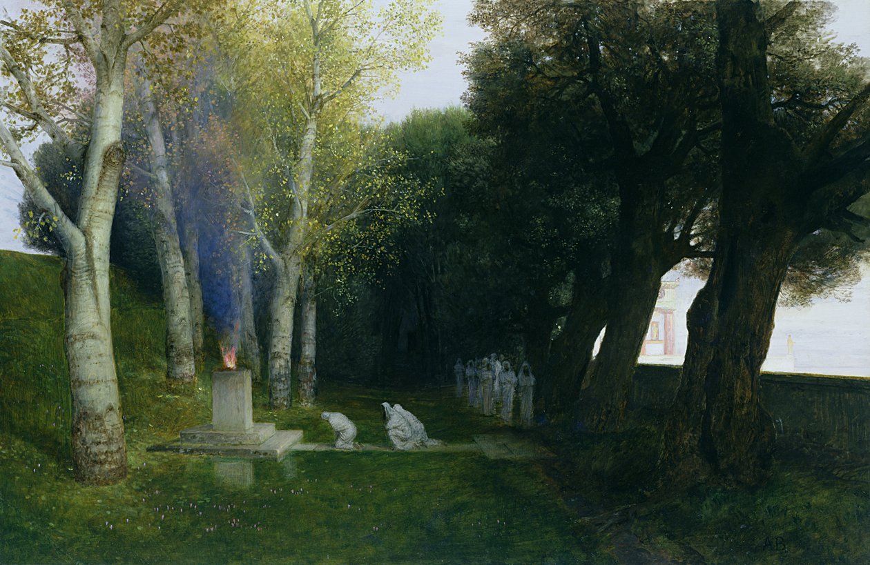 Święty Gaj, 1886 autorstwa Arnold Böcklin