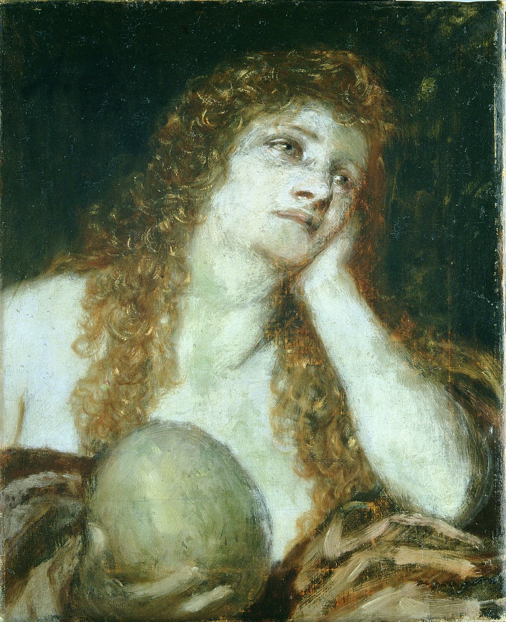 Skruszona Maria Magdalena, 1873 autorstwa Arnold Böcklin