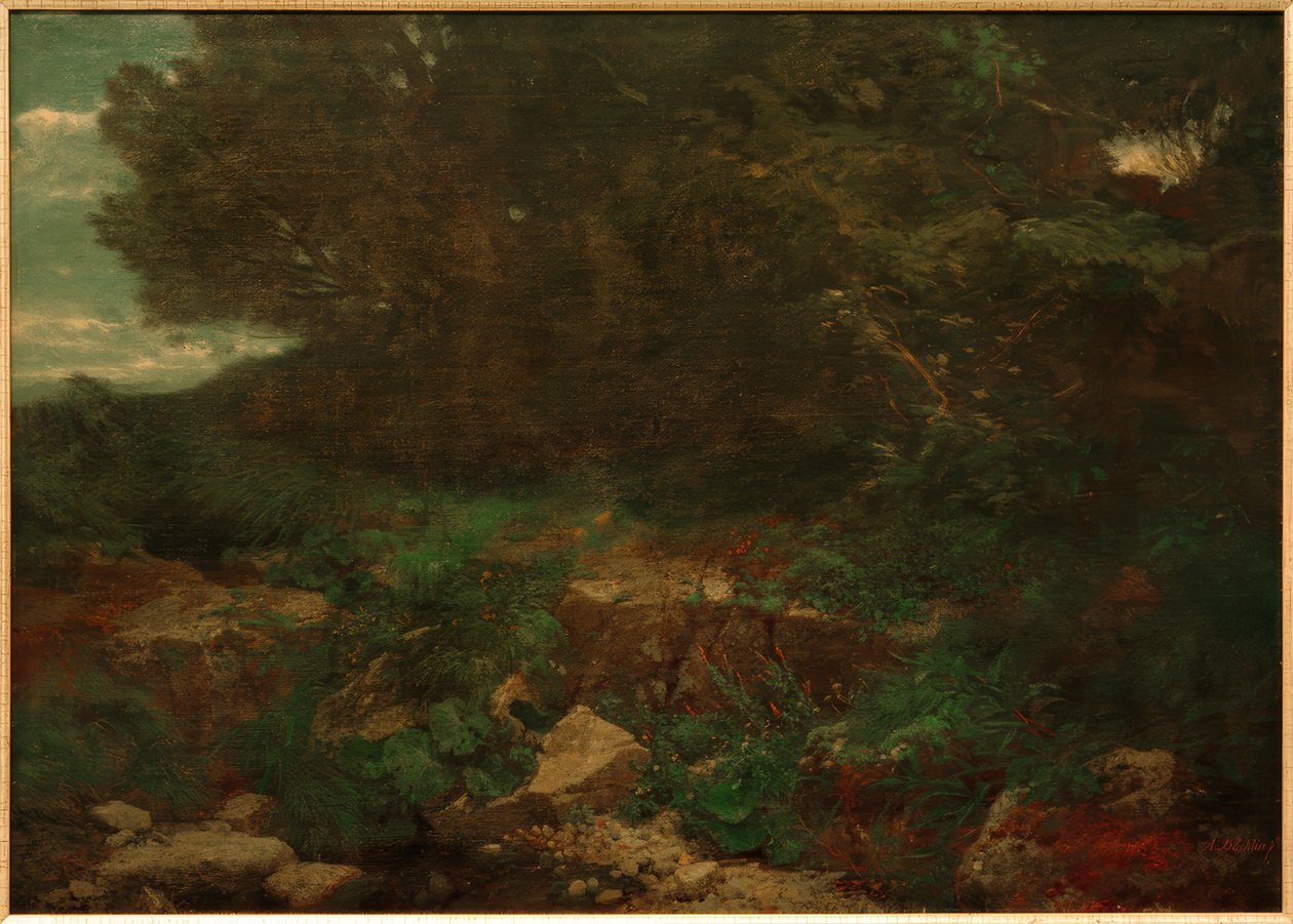Na skraju lasu autorstwa Arnold Böcklin
