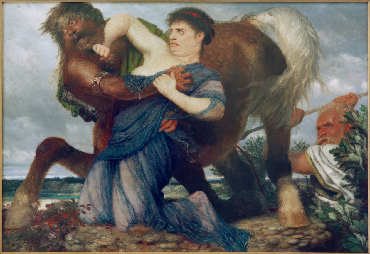 Deianira i Nessus autorstwa Arnold Böcklin
