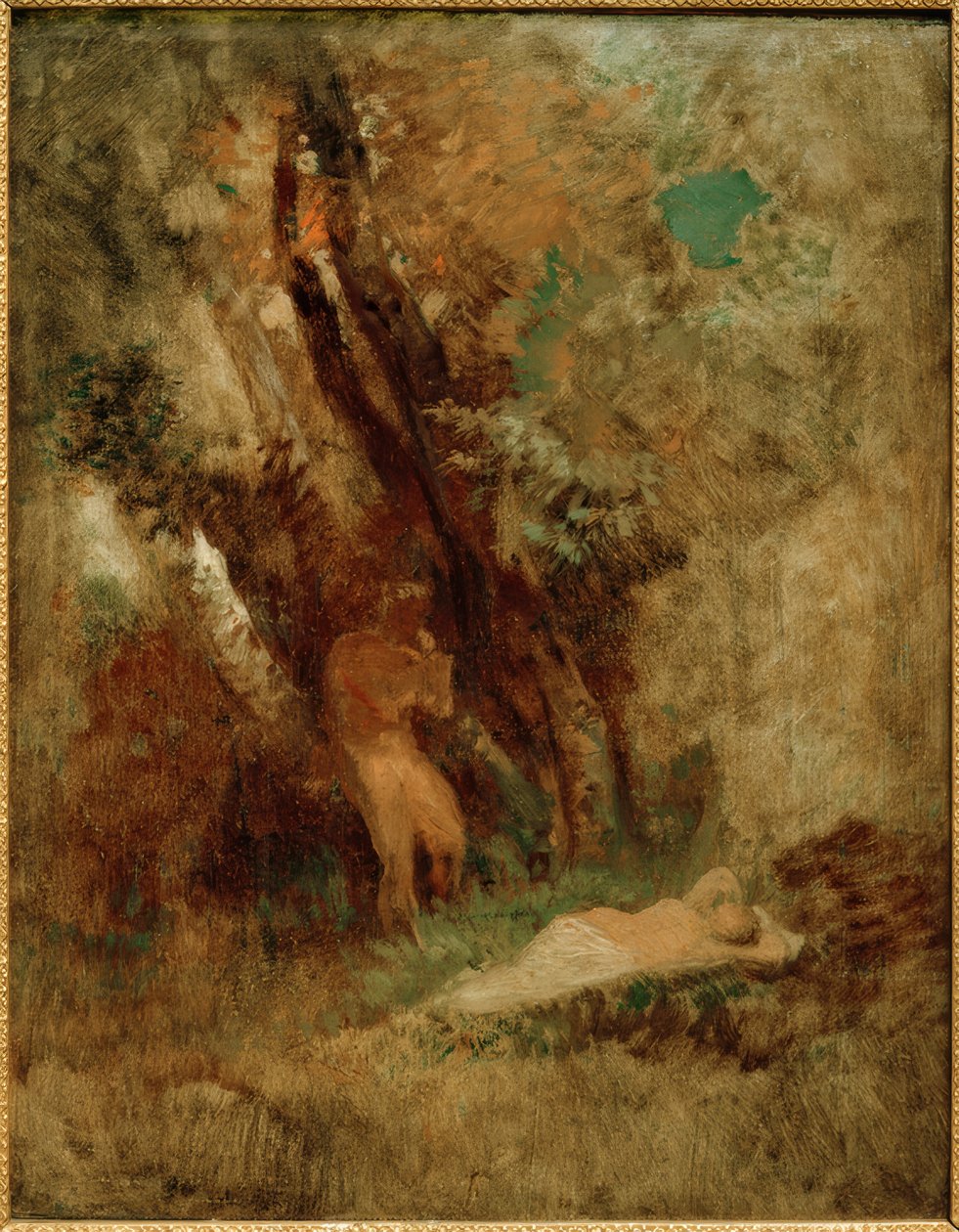 Waldlandschaft autorstwa Arnold Böcklin