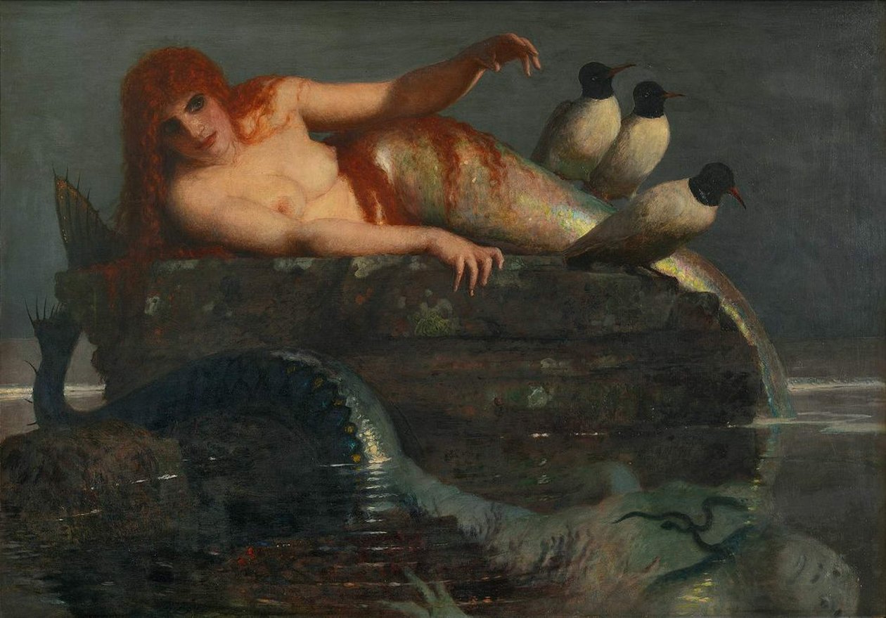 Spokojne morze, 1886-1887. autorstwa Arnold Böcklin