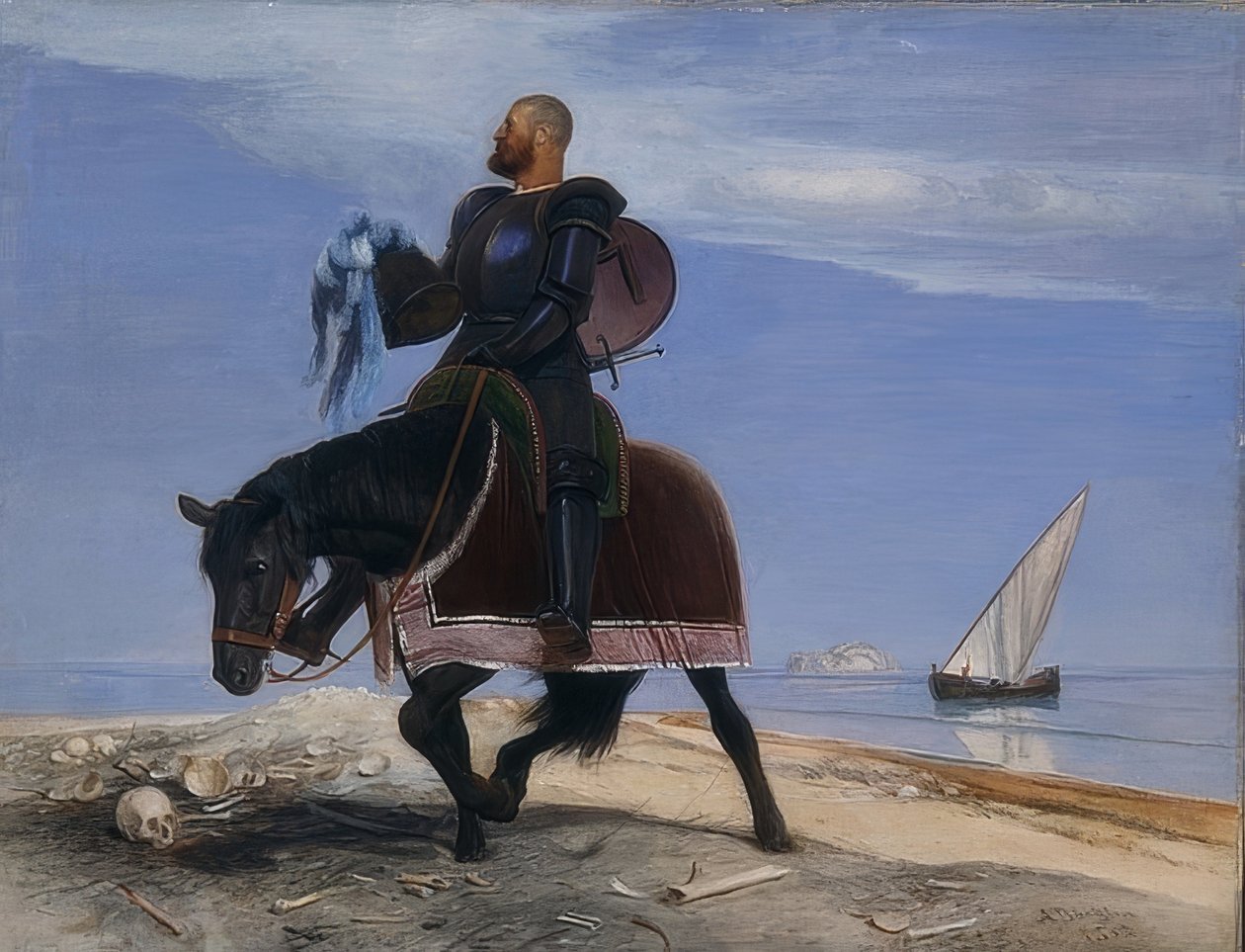 Poszukiwacz przygód. 1882 autorstwa Arnold Böcklin