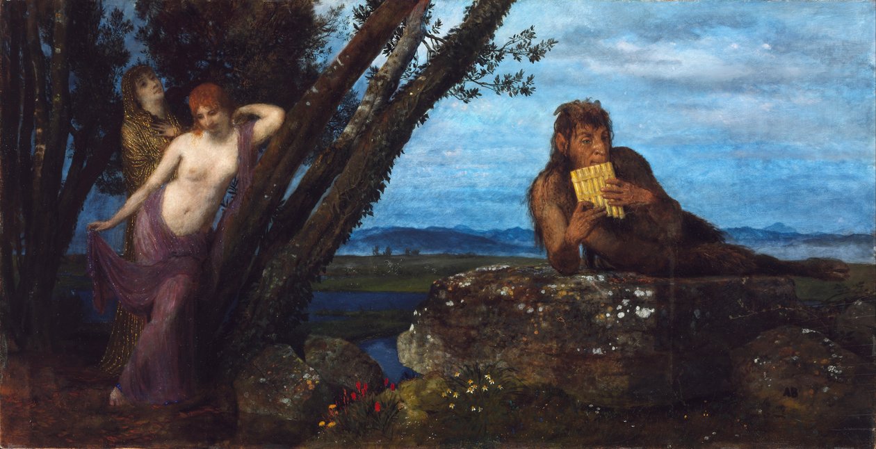 Wieczór wiosną autorstwa Arnold Böcklin