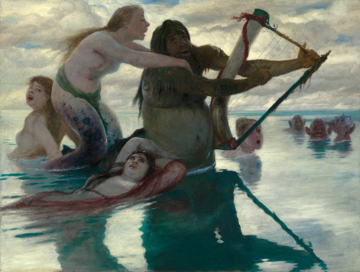 W morzu autorstwa Arnold Böcklin