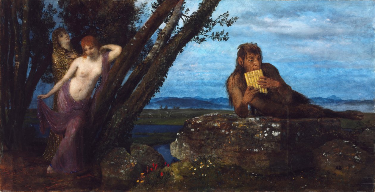 Wiosenny wieczór, 1879 autorstwa Arnold Böcklin