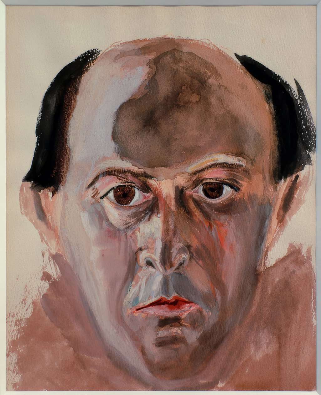 autoportret autorstwa Arnold Schönberg